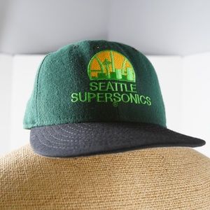 Vintage Seattle Supersonics fitted nba hat